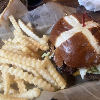 Charlie's Pub and Grub - Top view of Pretzel Tweety - Burgers Near Me - Terre Haute, Indiana Charlie's Pub and Grub - Top view of Pretzel Tweety - Burgers Near Me - Terre Haute, Indiana