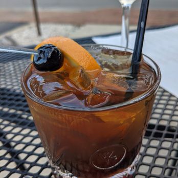 J Liu Restaurant & Bar - a drink with a garnish - Bars Near Me - Worthington, Ohio
