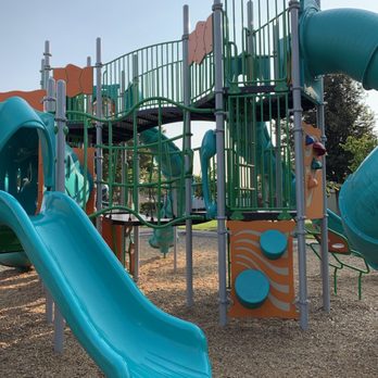 Casa Verde Park - Big kid play structure. One small slide. Must climb to second level. - Parks Near Me - Union City, California Casa Verde Park - Big kid play structure. One small slide. Must climb to second level. - Parks Near Me - Union City, California