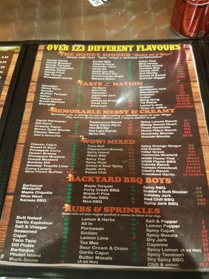 Menu photo 4 Wow! Wing House Markham, ON