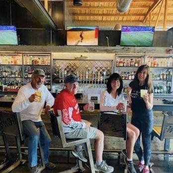 West Side Yard - Cheers to good friends hanging out where The ambiance is awesome! - New American Near Me - Victor, Idaho West Side Yard - Cheers to good friends hanging out where The ambiance is awesome! - New American Near Me - Victor, Idaho