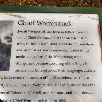 Wompatuck State Park - Sign along trail - Parks Near Me - Hingham, Massachusetts Wompatuck State Park - Sign along trail - Parks Near Me - Hingham, Massachusetts