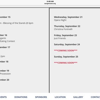 San Gennaro Feast - Check the web site for current schedule of events. This is 9/9/16 - Festivals Near Me - New York, New York San Gennaro Feast - Check the web site for current schedule of events. This is 9/9/16 - Festivals Near Me - New York, New York