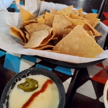 Condado Tacos - Chips and queso blanco - Tacos Near Me - Troy, Michigan
