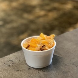 Peach cobbler