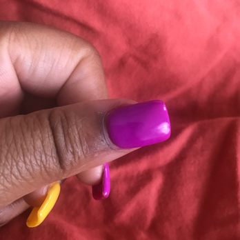 QQ Nails & Spa - The technician didn't apply to acrylic down towards the nailbed so now after 1 day it looks as if I need a fill in..smh - Nail Salons Near Me - Baltimore, Maryland QQ Nails & Spa - The technician didn't apply to acrylic down towards the nailbed so now after 1 day it looks as if I need a fill in..smh - Nail Salons Near Me - Baltimore, Maryland