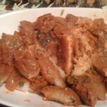 Kobe Restaurant - Kimchi Katsu after I mixed it all up! - Korean Near Me - Bellevue, Washington Kobe Restaurant - Kimchi Katsu after I mixed it all up! - Korean Near Me - Bellevue, Washington
