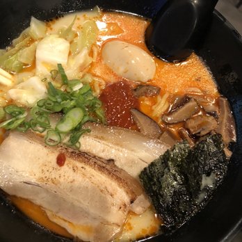 Koshi Eats - Delta shores - Aka (red) with thick noodles - Ramen Near Me - Sacramento, California