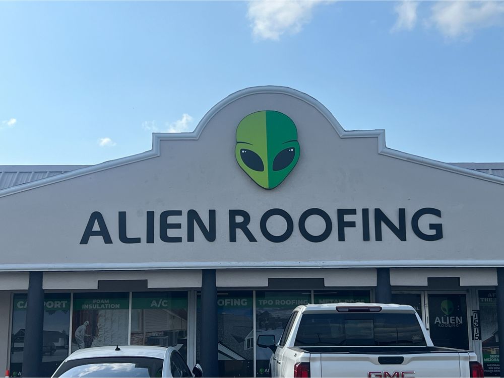 Slide of Alien Roofing