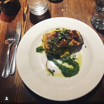 Cosima - Salmon with risotto - Italian Near Me - Baltimore, Maryland