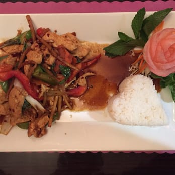 Thai Fix - Great presentation!! Spicy basil chicken.. - Thai Near Me - Huntington Beach, California Thai Fix - Great presentation!! Spicy basil chicken.. - Thai Near Me - Huntington Beach, California
