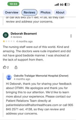 Oakville Trafalgar Memorial Hospital by null