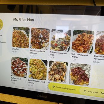 Mr. Fries Man - order at kiosk - Fast Food Near Me - Inglewood, California Mr. Fries Man - order at kiosk - Fast Food Near Me - Inglewood, California