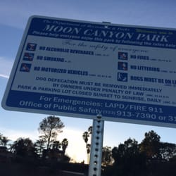 Moon Canyon Park - Signage