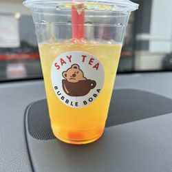 Say Tea Bubble Boba - Mango green tea