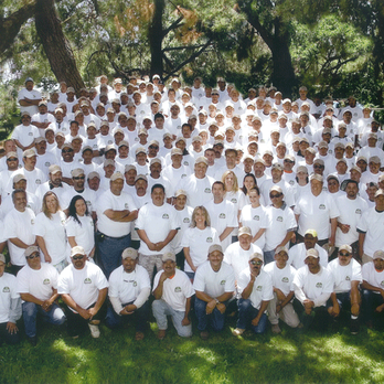 Mike McCall Landscape - a large group of people in white shirts - Landscaping Near Me - Antioch, California Mike McCall Landscape - a large group of people in white shirts - Landscaping Near Me - Antioch, California