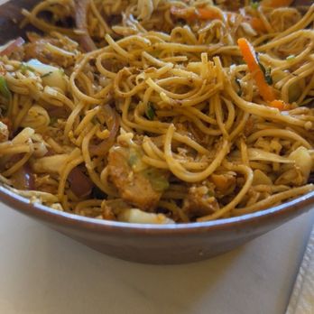 The Monk's Indian Bistro - Street noodles w/ chicken (spicy) sooo good! - Indian Near Me - Richmond, Texas The Monk's Indian Bistro - Street noodles w/ chicken (spicy) sooo good! - Indian Near Me - Richmond, Texas