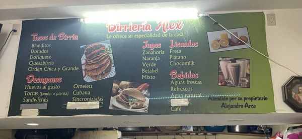 Menu photo 1 Tacos Birria de Alex Puerto Vallarta, JAL Menu photo 1 Tacos Birria de Alex Puerto Vallarta, JAL
