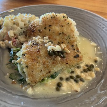 Duke's Malibu - Sautéed Mac Nut & Herb Crusted Fresh Fish - New American Near Me - Malibu, California Duke's Malibu - Sautéed Mac Nut & Herb Crusted Fresh Fish - New American Near Me - Malibu, California