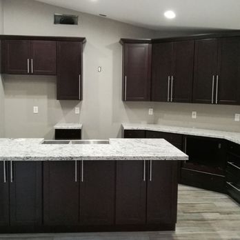 Design & Stone International - Espresso cabinets and granite counter top - Kitchen & Bath Near Me - Phoenix, Arizona Design & Stone International - Espresso cabinets and granite counter top - Kitchen & Bath Near Me - Phoenix, Arizona