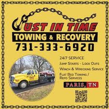 Just In Time Towing & Recovery - Towing Near Me - Paris, Tennessee Just In Time Towing & Recovery - Towing Near Me - Paris, Tennessee