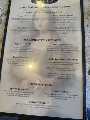 Menu photo 1 Mona Lisa Cucina Huntington Beach, CA Menu photo 1 Mona Lisa Cucina Huntington Beach, CA