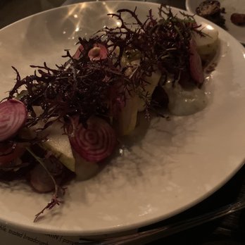 The Lark - Winter Beets & Marinated Burrata- surprisingly balanced and refreshing - New American Near Me - Santa Barbara, California