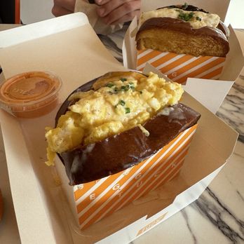 Egg Tuck - BACON & CHEESE and SPICY ROYAL WEST - Coffee & Tea Near Me - Schaumburg, Illinois