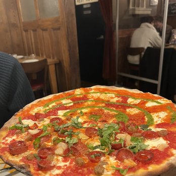 Rubirosa - Small Rubirosa Supreme Pizza+ Small Tie-Dye Pizza - Italian Near Me - New York, New York