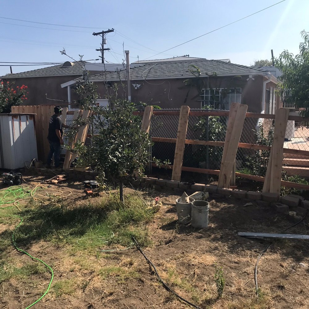 BEFORE (diff company did fence) BEFORE (diff company did fence)