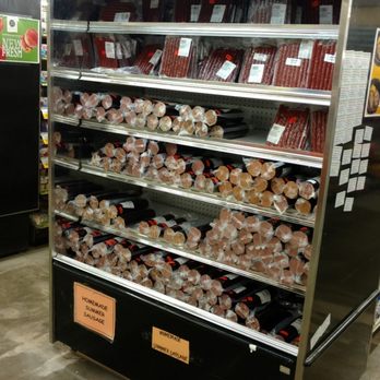 Dublin General Store - Homemade Sausages endcap - Grocery Near Me - Wellston, Michigan