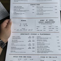 Menu part 2