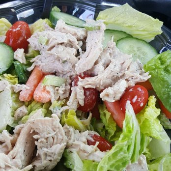 3rd Street Coffee - Chicken salad scooped on top of my garden salad. - Coffee & Tea Near Me - Downey, California 3rd Street Coffee - Chicken salad scooped on top of my garden salad. - Coffee & Tea Near Me - Downey, California