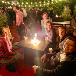 Social Lingo - The fire pits are a great place to hang!