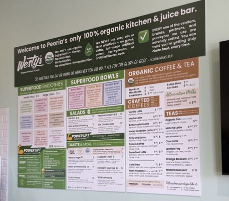 Menu photo 3 Westy's Organic Kitchen & Juice Peoria, AZ Menu photo 3 Westy's Organic Kitchen & Juice Peoria, AZ