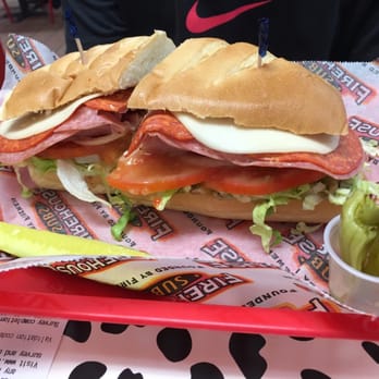 Firehouse Subs - Can't remember what this one is called, but it was delicious! Their bread is great. - Sandwiches Near Me - Miami, Florida Firehouse Subs - Can't remember what this one is called, but it was delicious! Their bread is great. - Sandwiches Near Me - Miami, Florida