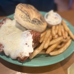 Hinchey's Chicago Bar and Grill - Chicken sandwich is enormous