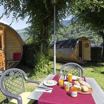 Camping Steiner - Schlaffass im Camping Steiner in Leifers. - Campgrounds Near Me - Leifers, BZ