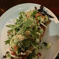 Cruelty Free & Killing It - The pulled jackfruit enchilada.  Loved that smiling team when I looked toward to kitchen. Happiness=good food.