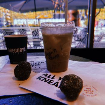 Gregorys Coffee - Salted Caramel Cold Brew , Coco-Oats (GF V), protein balls (v) (gf) 10/10 this place is fantastic. Even have vegan cold foam - Coffee & Tea Near Me - Washington D.c, District of Columbia
