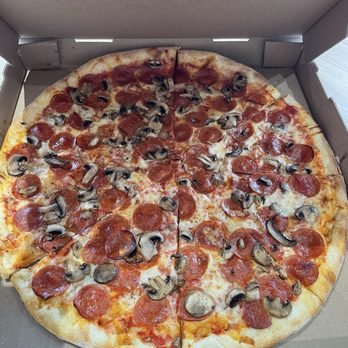 Home Slice Pizza - #5 - pepperoni and mushroom - Pizza Near Me - Austin, Texas