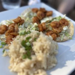 Screaming Goat Yard & Tap - Blackened Shrimp Tacos