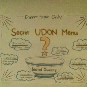 Iccho Restaurant - Menus on the wall - Sushi Bars Near Me - Torrance, California