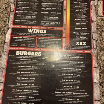 Chandler's Burger Bistro - Menu - American Near Me - Harrison, Ohio Chandler's Burger Bistro - Menu - American Near Me - Harrison, Ohio