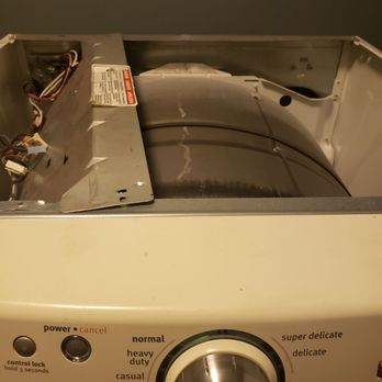 Reliable Repairs - The technician removed parts and didn't bother reinstalling it. - Appliances & Repair Near Me - Laurel, Maryland