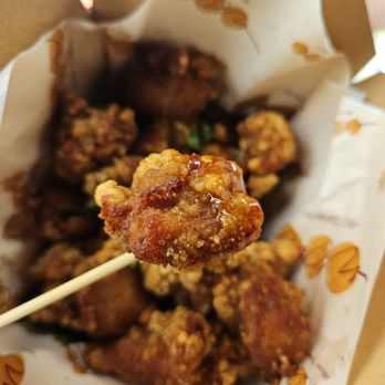 T% Coffee + Tea - Popcorn Chicken (close-up) - Coffee & Tea Near Me - Elk Grove, California T% Coffee + Tea - Popcorn Chicken (close-up) - Coffee & Tea Near Me - Elk Grove, California