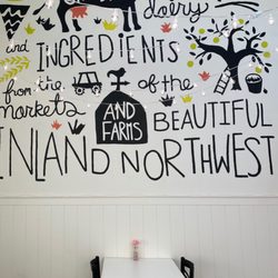 Sweet Annie’s Artisan Creamery - Interior cute tables