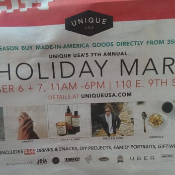 Unique Markets - Here's the event ad in the LA Weekly - Festivals Near Me - Los Angeles, California Unique Markets - Here's the event ad in the LA Weekly - Festivals Near Me - Los Angeles, California