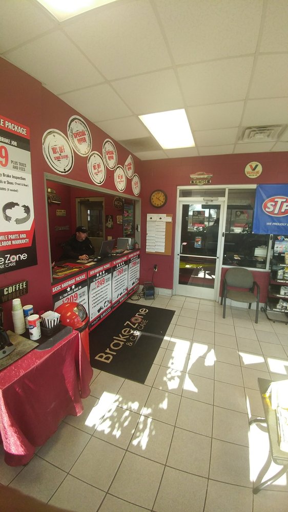 BRAKE ZONE & CAR CARE Updated September 2024 8000 Club Pkwy
