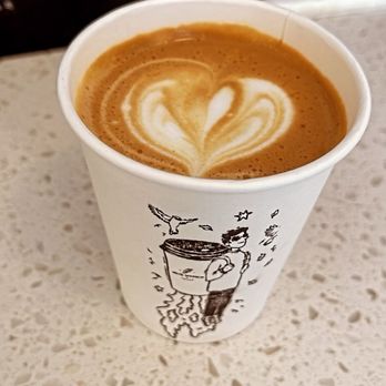 White Sparrow Coffee - Tasty Cortado with an extra shot of espresso - Coffee Roasteries Near Me - Tustin, California
